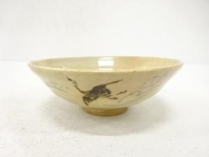 色絵　鳥　茶碗